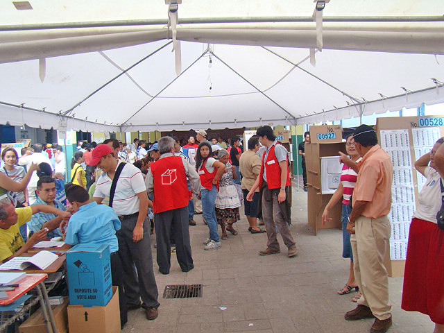 Canopy 5 x 10 mts Canopy en eventos electorales