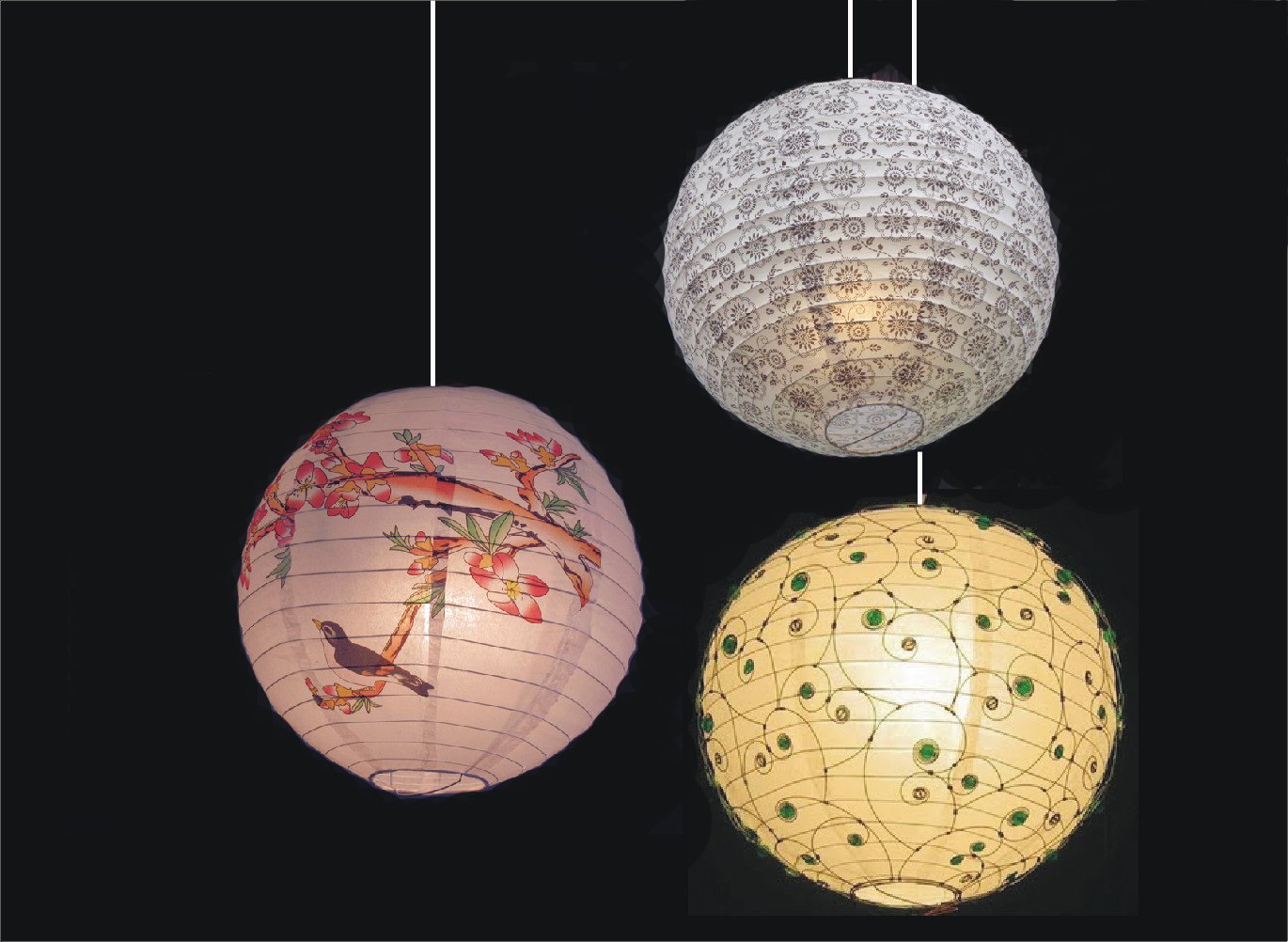 Pantallas decorativas en los focos